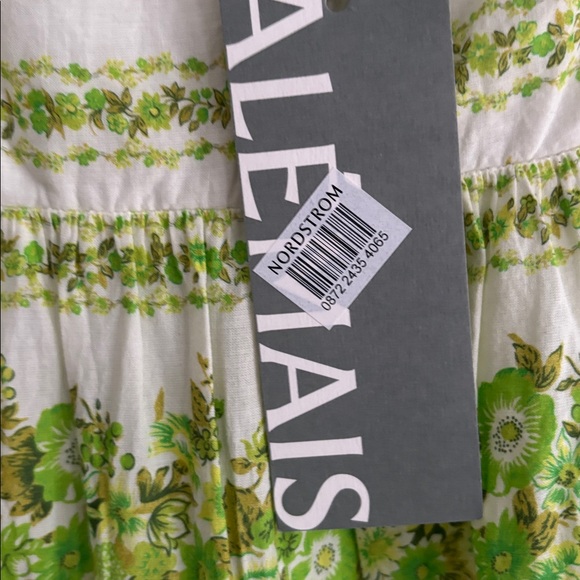 Alemais green minidress size 6 - Picture 2 of 7